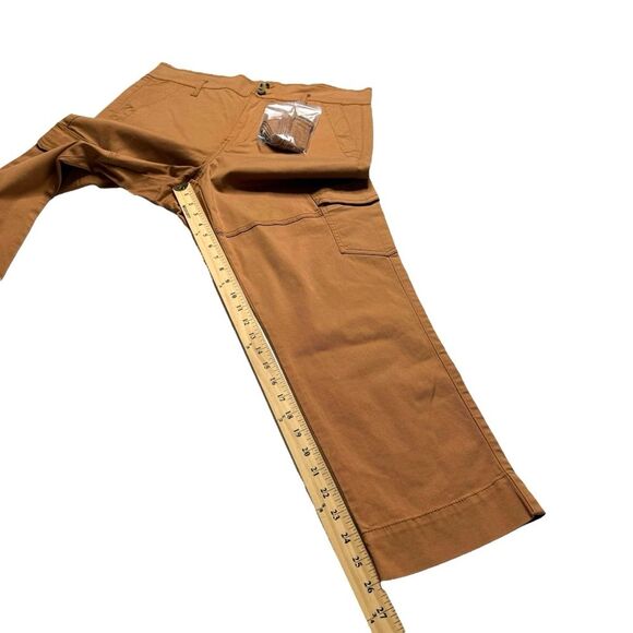 CAbi Paper Bag Cargo Pants Cashew Style #6045 Sz 8 NWOT - Picture 7 of 9